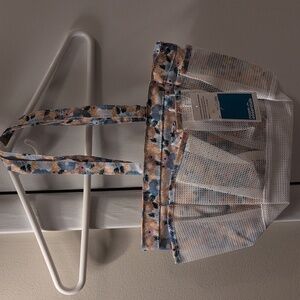 Mesh Floral Shower Caddy NWT